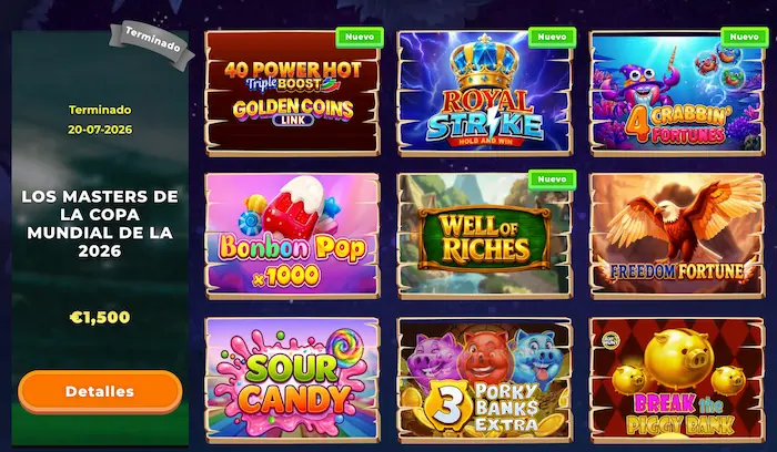 Wazamba Casino Juegos games